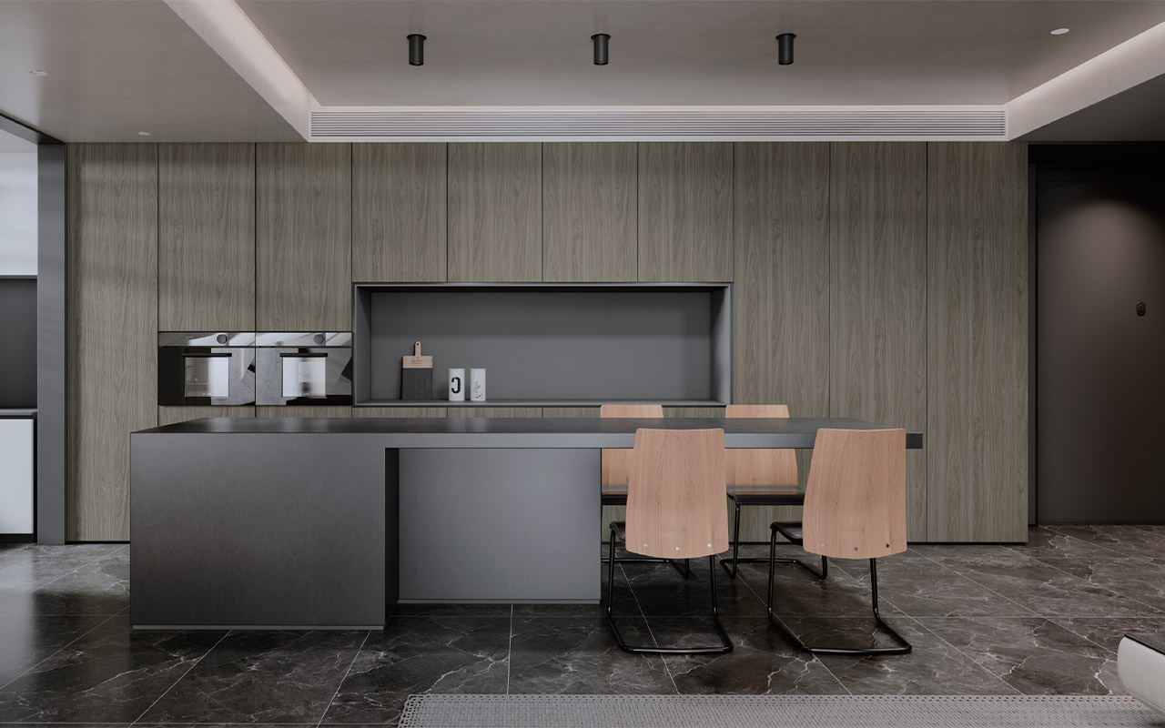 苏亚胡桃生态板-板材全屋定造案例