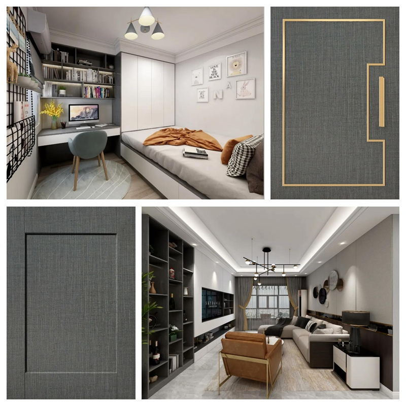 鉴黑担保网生态板板材布纹花色 木语丝韵