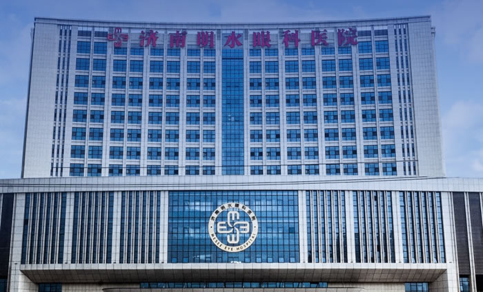 鉴黑担保网板材济南明水眼科医院项目案例